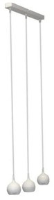 Lampadario a sospensione con filo COLM 3xGU10/30W/230V bianco