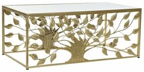 Tavolino da Caffè DKD Home Decor Metallo Specchio 110 x 60 x 46 cm