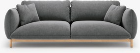 Divano Ada 3 posti in tessuto strutturato – 208x101x78 cm