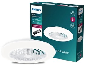 Ventilatore da soffitto Amigo Led Cielo stellato DC 4400LM bianco, Ø 48.5 cm, PHILIPS IP20