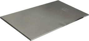 Piatto doccia in resina Strato crema L 160 x L 70 x H 2.5 cm opaco effetto pietra
