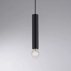 Leuchten Direkt 15618-18 - Lampadario a sospensione con filo BRUNA 3xE27/60W/230V nero