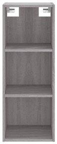 Credenza Grigio Sonoma 34,5x32,5x180 cm in Legno Multistrato