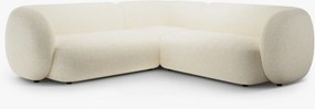 Divano angolare Kate in tessuto strutturato – L252 cm