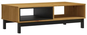 Tavolino da salotto flam 100x50x32,5 cm legno massello di pino