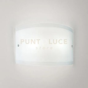 Lecce a/g applique in vetro bianco 2 luce attacco e14 particolari m...