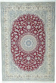 Nain Tappeto 250x360 Rosso (Iran) Annodato A Mano