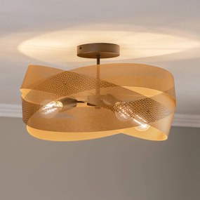 Euluna plafoniera Tornado, color oro, Ø 50 cm