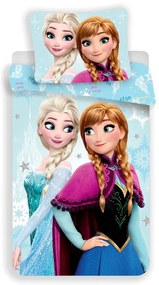 Biancheria da letto per bambini in cotone per letto singolo 140x200 cm Frozen "Light blue" – Jerry Fabrics