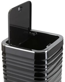 Set da bagno WAVE 5 pz nero/cromo
