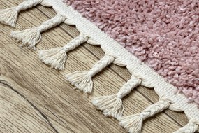 Tappeto BERBER 9000 rosa Frange berbero marocchino shaggy - PRODOTTO DI SECONDO GRADO