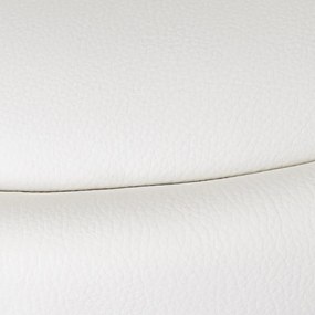 Sgabelli da bar bianchi ad altezza regolabile in similpelle in set di 2 (altezza seduta 72 cm) - Casa Selección