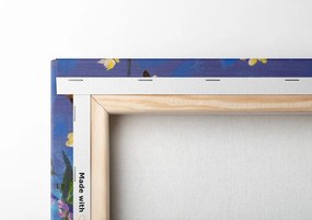 Quadro su tela – Fiori colorati sul prato