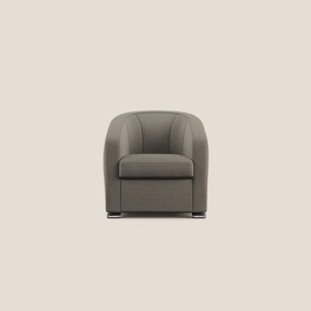 Cloe Poltroncina in tessuto smacchiabile con acqua QuickClean T08 tortora