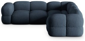 Divano angolare blu scuro Loretto – Cosmopolitan Design