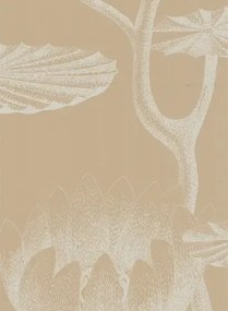 Cole & Son Carta da parati Lily - Sand/ Weiß
