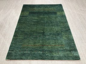 Loribaft Tappeto 130 x 190 Verde (Iran) Annodato A Mano