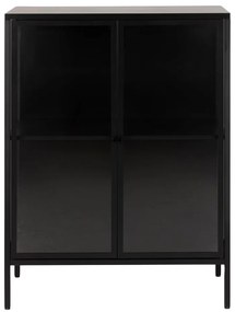 Vetrina in metallo nero 80x99 cm Newcastle - Actona