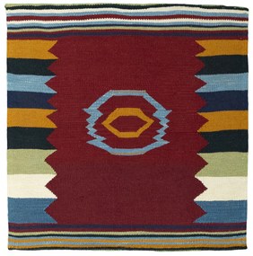 Kilim Tappeto persiano 100 x 100 (Iran) Tessuto A Mano