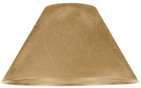 Paralume di ricambio per lampada da tavolo E14 21x11 cm oro