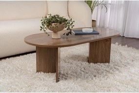 Tavolino da salotto marrone scuro con effetto noce 60x119 cm Sable – Kalune Design