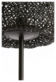 Lampada da tavolo nera opaca (altezza 56 cm) Finou - Light &amp; Living