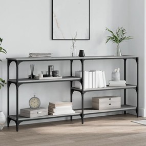 Tavolo Consolle Grigio Sonoma 160x29x75 Cm İn Legno Multistrato /