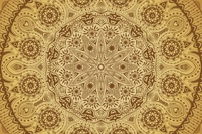 Stampa su tela – Mandala ornamentale con pizzo