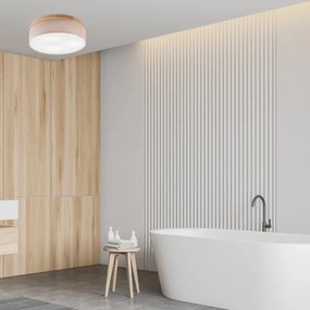 Brilagi - LED Plafoniera BELLADONNA 3xE27/15W/230V beige/quercia