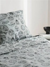 Sinsay - Set biancheria da letto in cotone Star Wars - nero