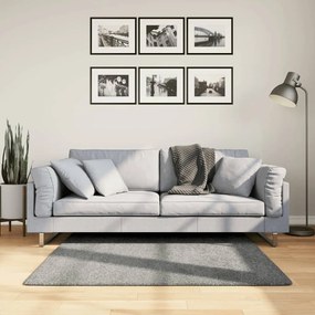 Tappeto Shaggy Pamplona A Pelo Lungo Moderno Verde 120x120 Cm /