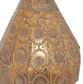 Lampada da tavolo orientale oro 26 cm - Mowgli