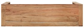 Tavolo consolle 110x30x76 cm in legno massello di acacia