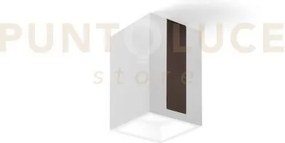 Thera lampada da soffitto 1 luce attacco gu10 in gesso bianco con r...