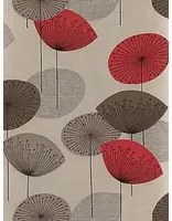 Sanderson Carta da parati Dandelion Clocks - Rot