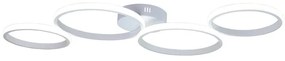 Plafoniera LED moderno ATENA, bianco 43x100 cm dimmerabile, 4000 lumen