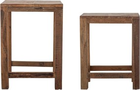 Set di tavolini in legno riciclato 2 pz 40x36 cm Galen – Bloomingville