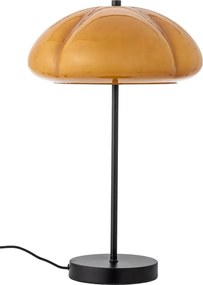 Lampada da tavolo giallo ocra con paralume in vetro (altezza totale 46,5 cm) Kinoko – Bloomingville