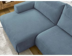 Divano angolare blu Aden – Bobochic Paris