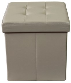 ZARA - pouf quadrato in ecopelle