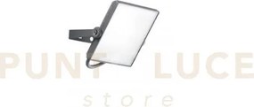 Proiettore led axel silver 20w 2200lm cct 3000k-4000k  ip65 13,7x3,...