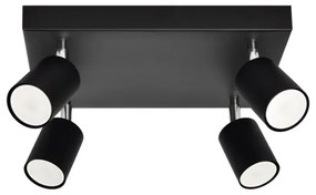 LED Luce Spot a LED TUNE 4xGU10/4,8W/230V nero