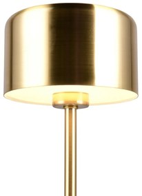 Lampada da tavolo a LED dimmerabile in oro (altezza 30 cm) Jeff - Trio