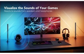 Govee - SET 2x Smart Gaming Wi-Fi LED RGBIC Panels + Smart Dual + +TC