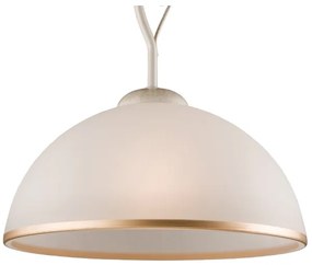 Brilagi - Lampadario a sospensione con supporto rigido LED ANTICO 1xE27/60W/230V bianco patinato