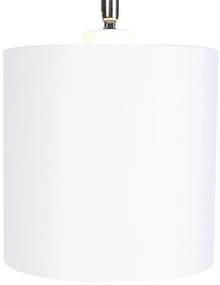 Lampada da terra moderna bianca - Lofty