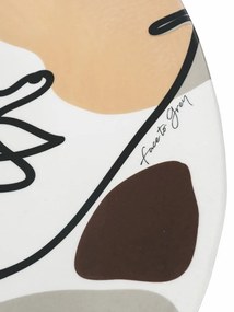 Piatto da portata in ceramica, ø 39 cm Face to Grey - VDE Tivoli 1996