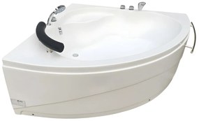 Vasca angolare con rubinetto - 135 x 135 x H54 cm - 263L - NAVONA