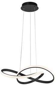 Leuchten Direkt 15402-18-LED Lampadario dimmerabile su filo MARIA LED/25W/230V nero