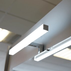 Lampada Led 40 Cm Savini Due "Zeus" Cromo Lucido